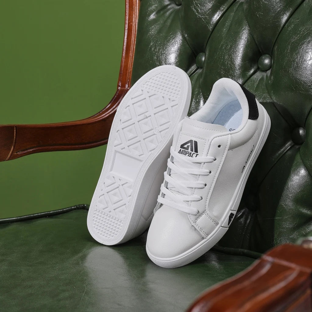 Women's High-Top Platform Sneakers w/Vulcanized Sole, White Casual Sport Shoes for A/W Seasons - Streetwear & Daily Use Fashion