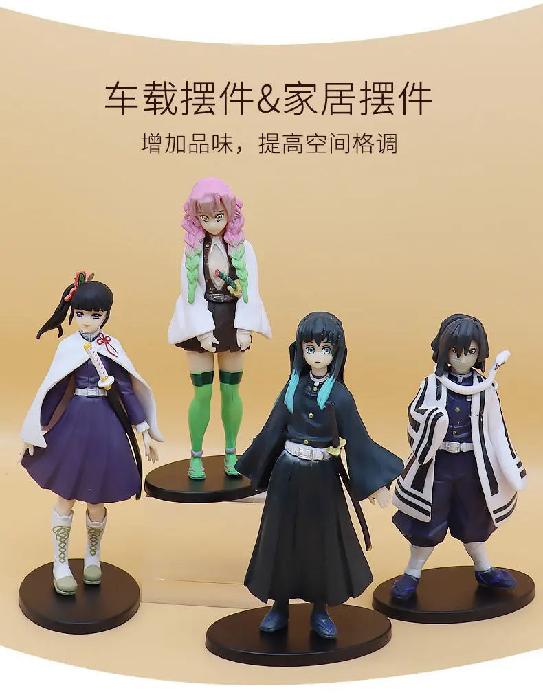 Demon Slayer doll Kamado Tanjirou Nezuko Action Figures Model Toys Zenitsu Figurine Inosuke Kimetsu No Yaiba Figura kids gift