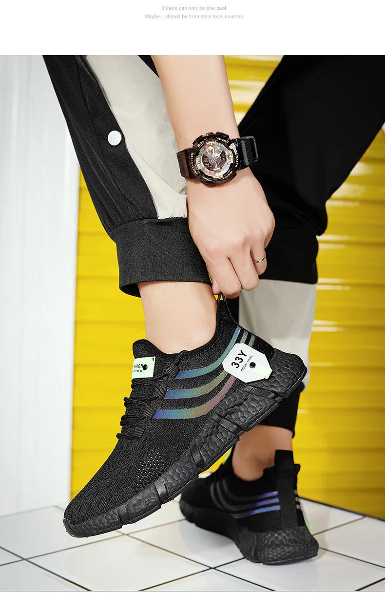 2024 Hot Sale Sport shoes Men Running shoes Outdoor Summer Sneakers Male Walking Shoes breathable men shoes plus large size