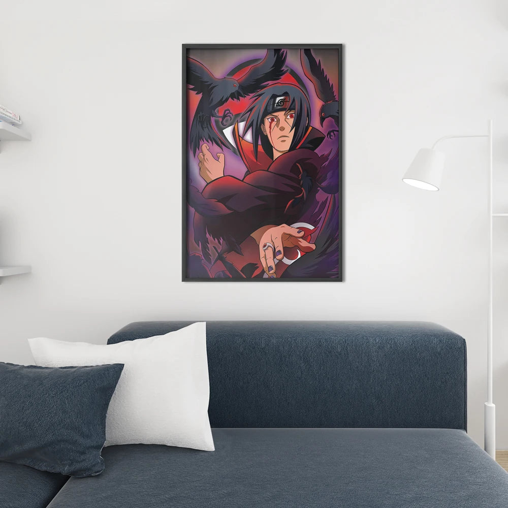 Japanese Anime Naruto Uchiha Itachi HD Poster Decorative Painting Canvas Painting Home Living Room Wall Decoration Holiday Gift