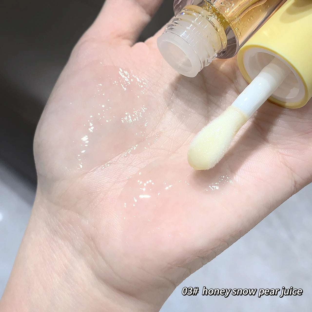 Water Light Lip Gloss Moisturizer Transparent Jelly Mirror Fruit Crystal Lip Oil Clear Hydrating Plumping Korean Lip Care Makeup