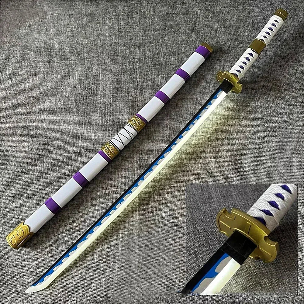 Demon Slayer 103cm/40.56in Light Sword Cosplay Anime Peripherals Katana Cosplay Luminous Toys Weapon Props Model Holiday Gift