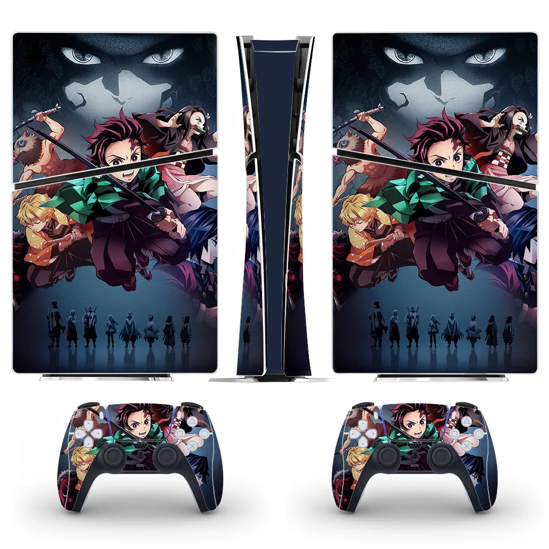 Anime New PS5 Slim Digital Skin Sticker Protector Decal Cover for Console Controller PS5 Slim Sticker Vinyl
