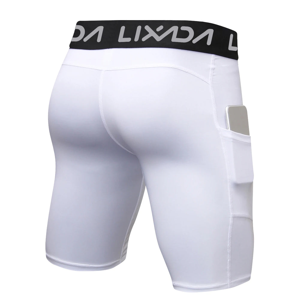 Lixada 3 Pack Men Sports Shorts Active Workout Underwear with Pocket