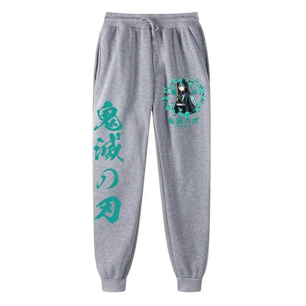 2025 Japanese Anime Demon Slayer Women Pants Running Pants Joggers for Men Sweatpant Sport Jogging Fitness Gym Fleece Trousers
