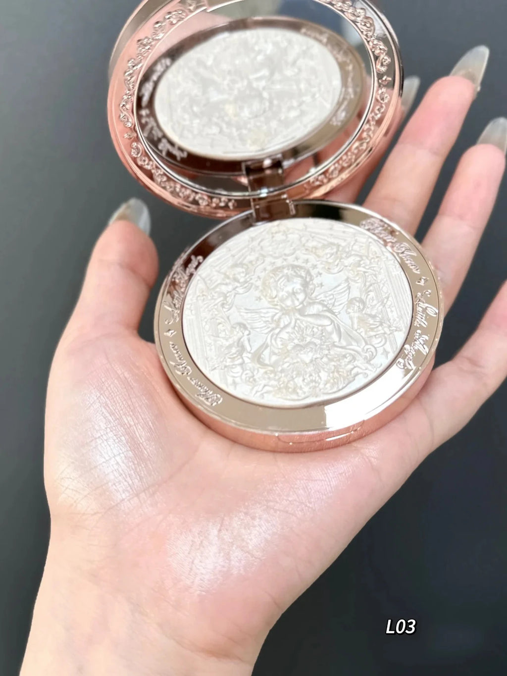 The Flower Knows Little Angel Collection Relief Highlight Face Powder iluminador Makeup Contour Highlighter Palette 8g/0.3Fl.oz