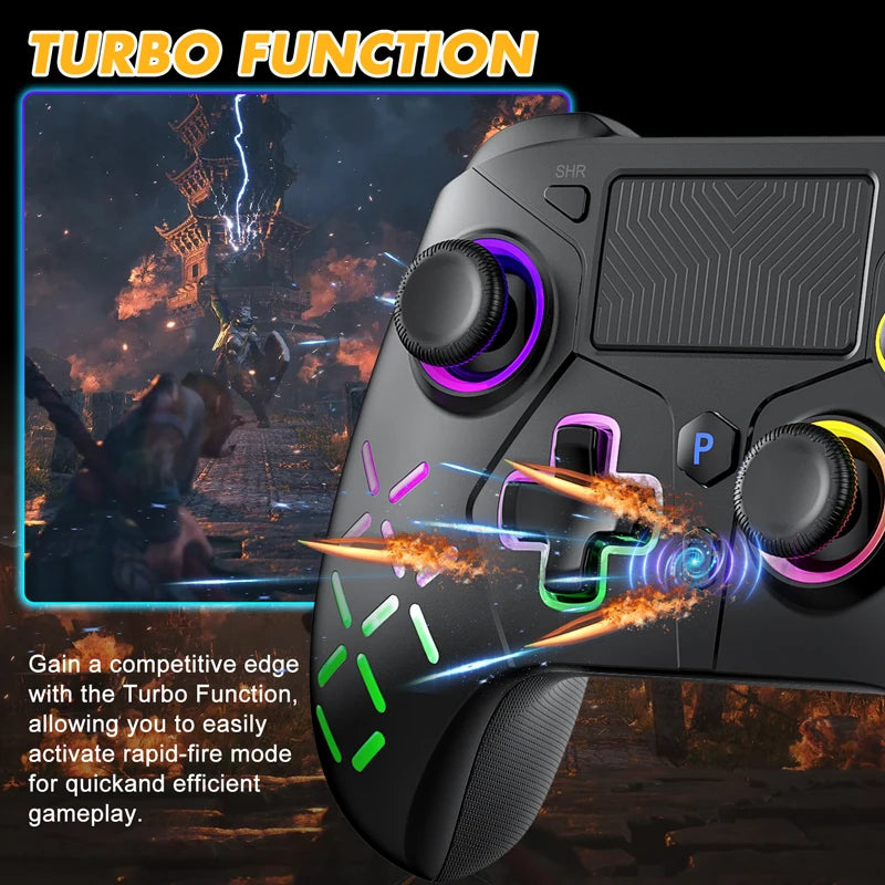 For PS5 Console Wireless Controller Supports BLACK MYTH WUKONG W/ Turbo Dual Vibration Gamepad For Steam/PC Game Remote Control