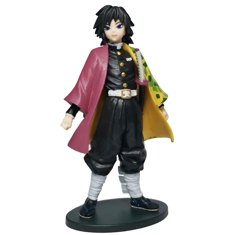 Anime Figure Demon Slayer Figures Kimetsu No Yaiba Doll Tanjiro Nezuko Zenitsu Figurine Inosuke Warrior Action Figure Model Toys