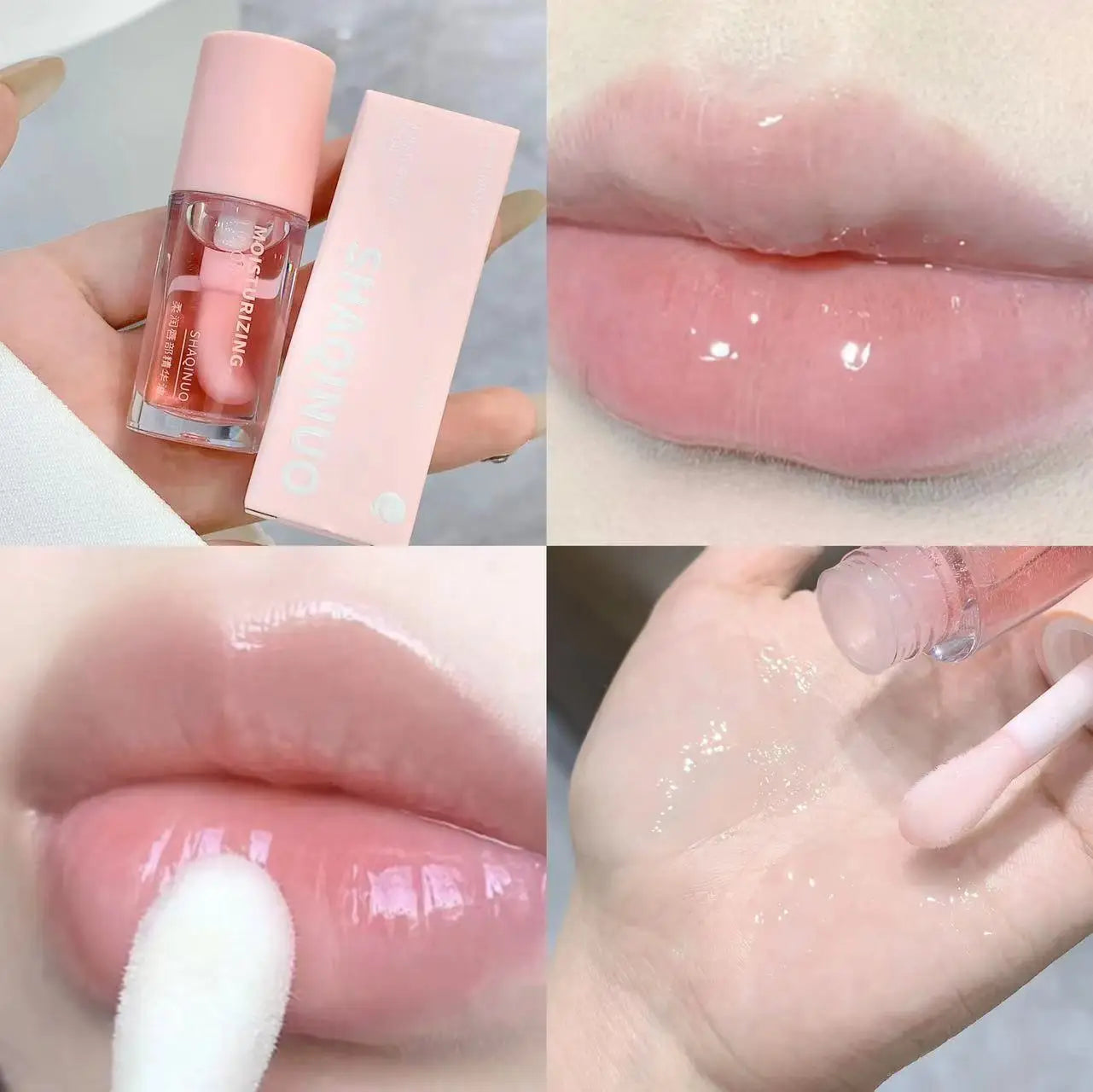 Water Light Lip Gloss Moisturizer Transparent Jelly Mirror Fruit Crystal Lip Oil Clear Hydrating Plumping Korean Lip Care Makeup