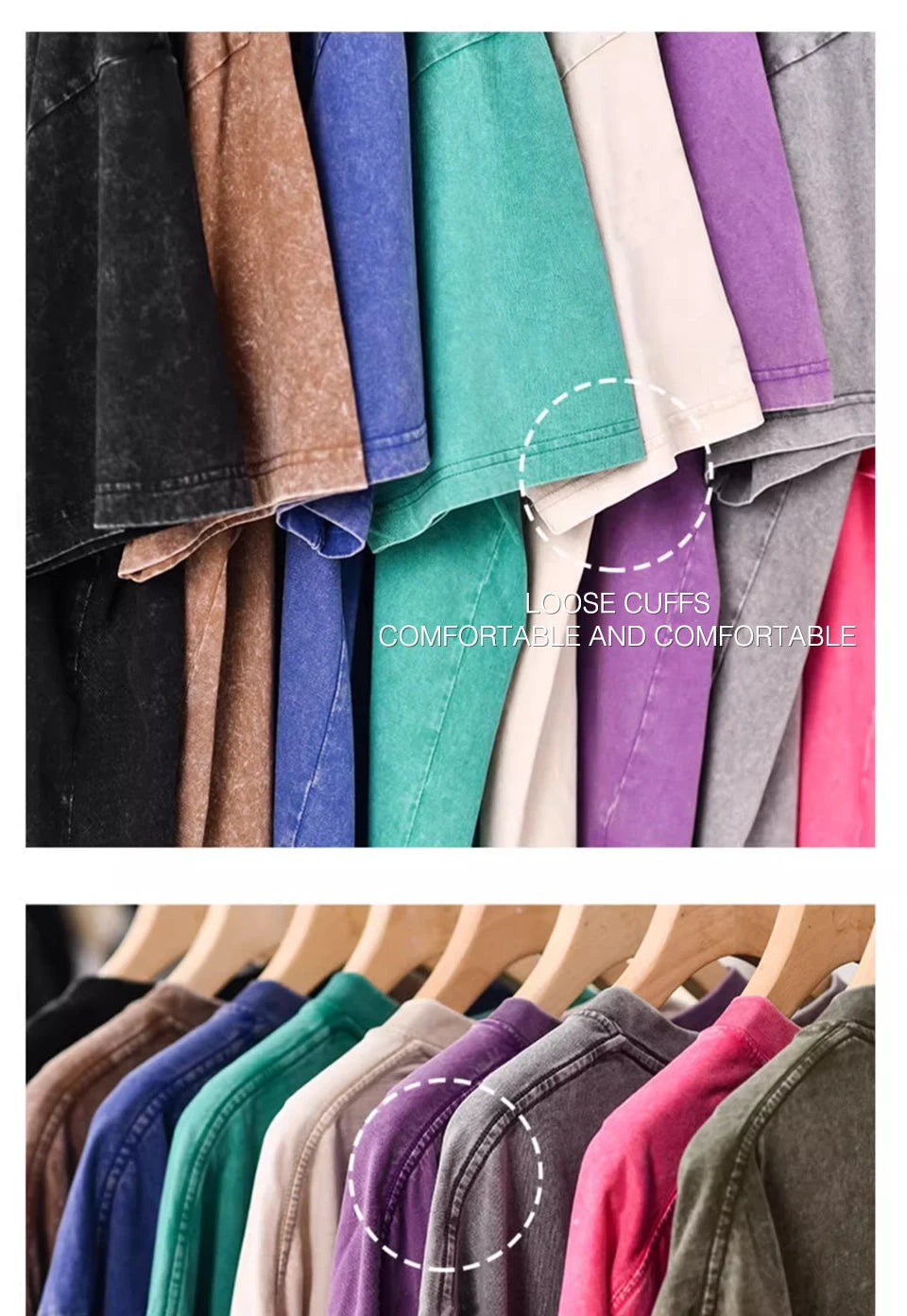 300g Heavy Men Washed Vintage Oversized T-Shirt Street Hip Hop Punk Tee women Harajuku Casual Cotton Short Sleeve Acid Wash Top