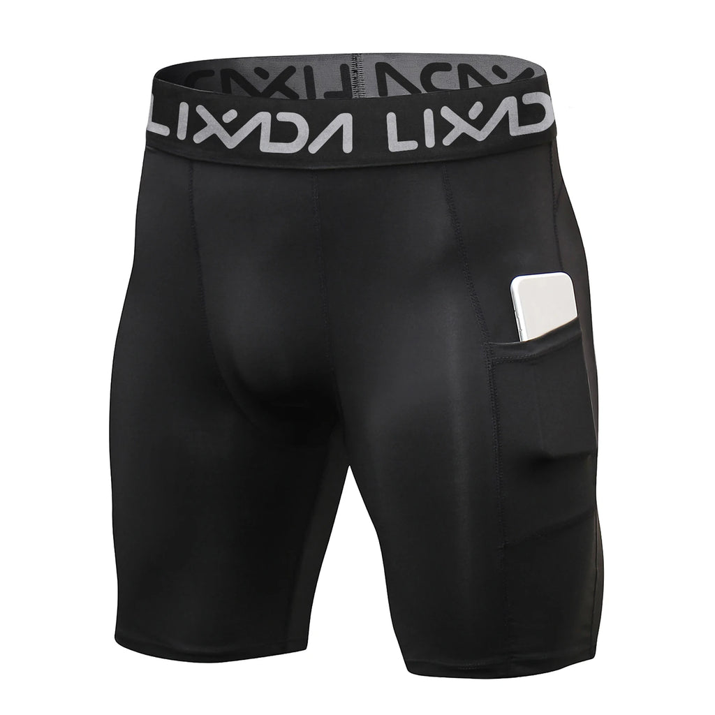 Lixada 3 Pack Men Sports Shorts Active Workout Underwear with Pocket