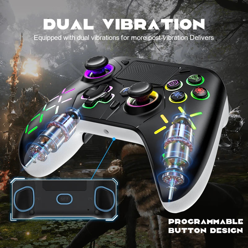 For PS5 Console Wireless Controller Supports BLACK MYTH WUKONG W/ Turbo Dual Vibration Gamepad For Steam/PC Game Remote Control