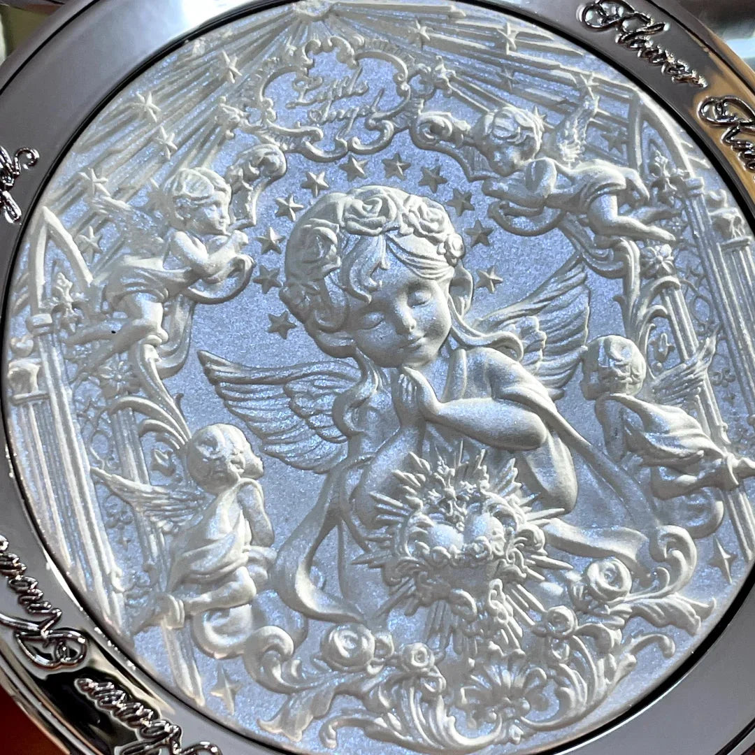 The Flower Knows Little Angel Collection Relief Highlight Face Powder iluminador Makeup Contour Highlighter Palette 8g/0.3Fl.oz