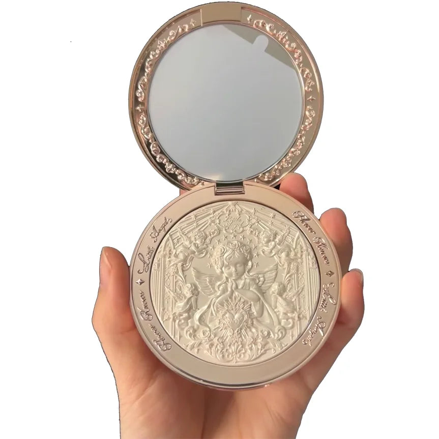 The Flower Knows Little Angel Collection Relief Highlight Face Powder iluminador Makeup Contour Highlighter Palette 8g/0.3Fl.oz