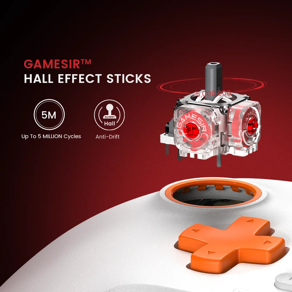 GameSir T7 Xbox Gaming Controller Wired Gamepad for Xbox Series X, Xbox Series S, Xbox One, with Hall Effect Joystick Trigger