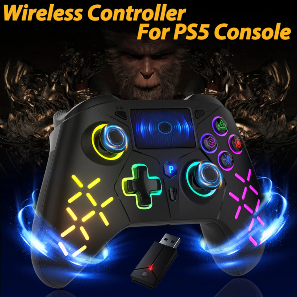 For PS5 Console Wireless Controller Supports BLACK MYTH WUKONG W/ Turbo Dual Vibration Gamepad For Steam/PC Game Remote Control