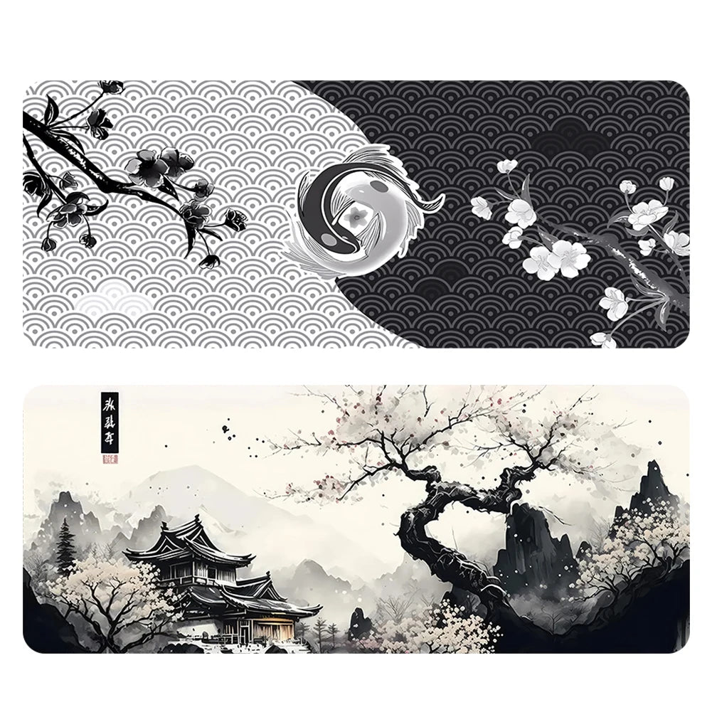 Large Gaming Mouse Pad Mouse Mat Keyboard Mat Non-Slip Rubber Base Desk Mat for Keyboard and Mouse PC Computer Game Accessories