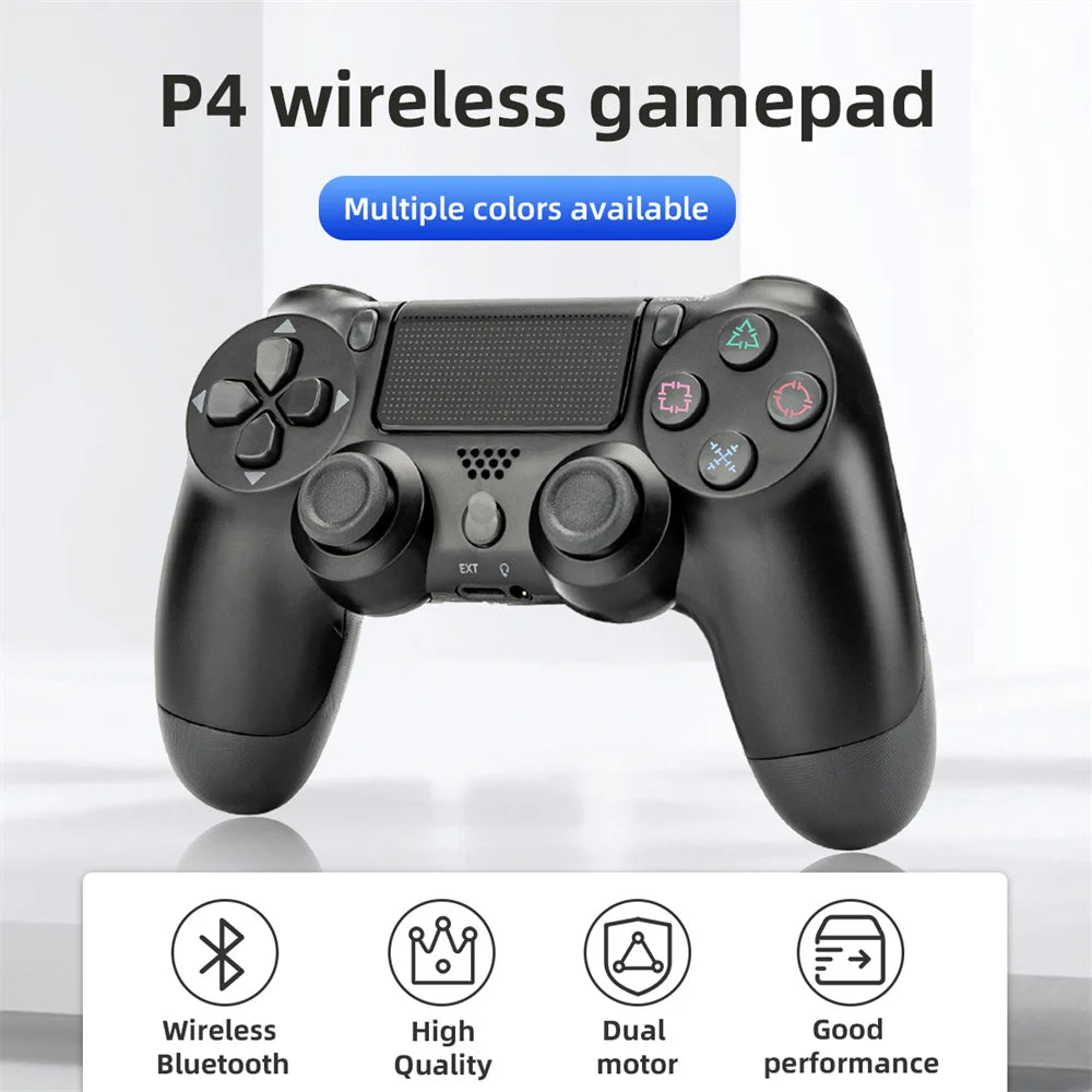 Game Controller for PS4/Slim/Pro Wireless Gamepad For PC Dual Vibration Joystick For IOS/Android