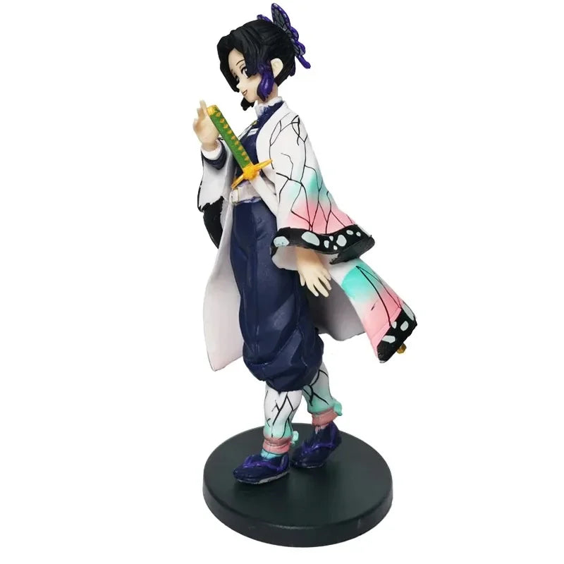 Anime Figure Demon Slayer Figures Kimetsu No Yaiba Doll Tanjiro Nezuko Zenitsu Figurine Inosuke Warrior Action Figure Model Toys