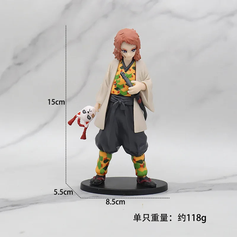 Demon Slayer doll Kamado Tanjirou Nezuko Action Figures Model Toys Zenitsu Figurine Inosuke Kimetsu No Yaiba Figura kids gift