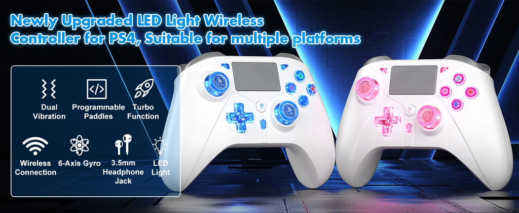 For PS5 Console Wireless Controller Supports BLACK MYTH WUKONG W/ Turbo Dual Vibration Gamepad For Steam/PC Game Remote Control