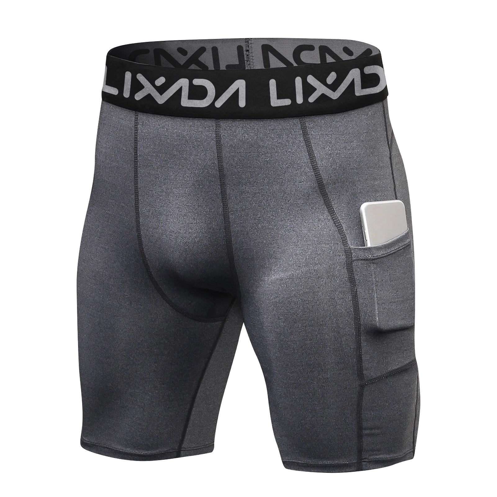 Lixada 3 Pack Men Sports Shorts Active Workout Underwear with Pocket