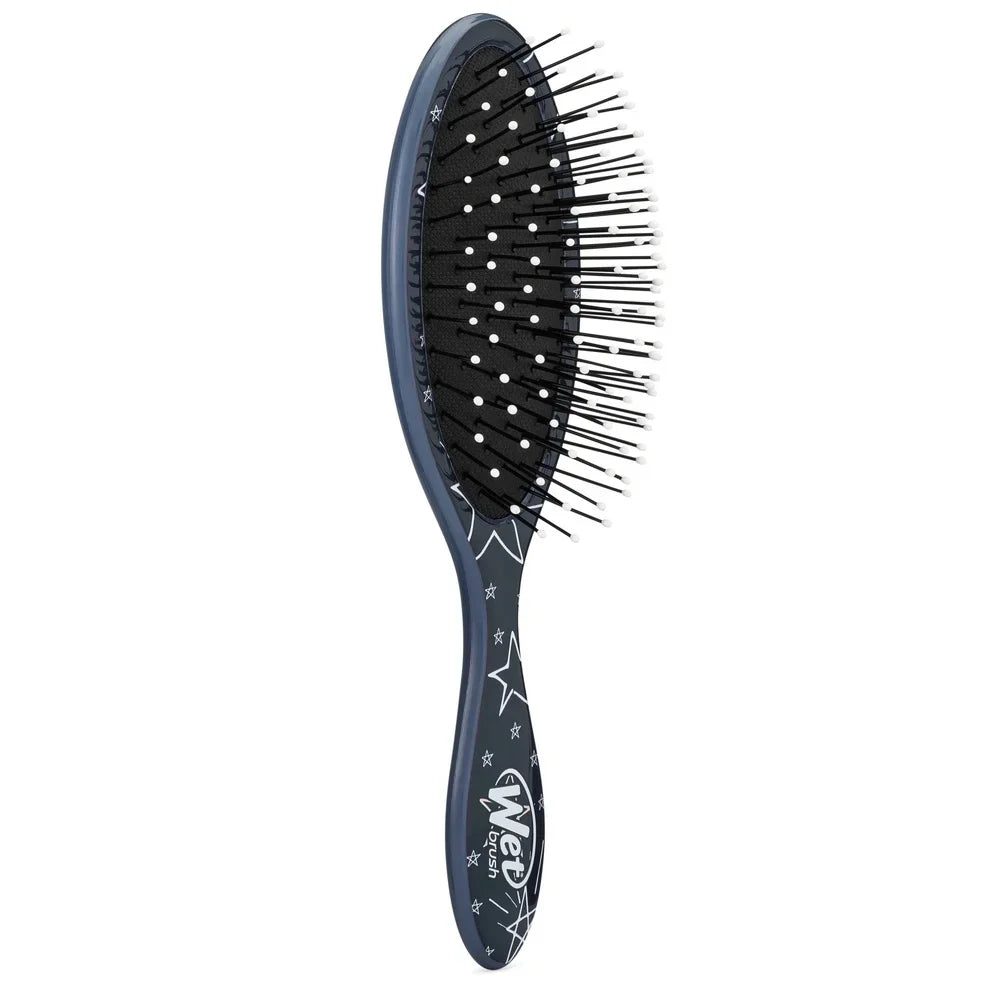 Childrens Hair Detangler Brush Ergonomic Design Soft IntelliFlex Bristles Easy Knot Removal Pain Free Safe All Hair Types