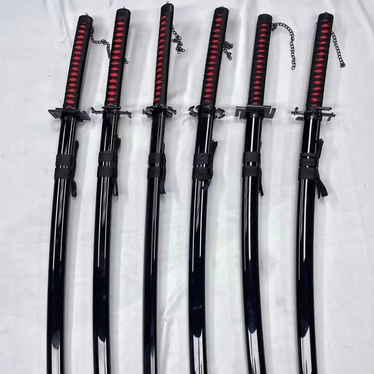 104cm Bleach Katana Sword Bamboo Blade Anime Bleach Byakuya Cosplay Prop Real Size Japanese Samurai Sword Ninja Katana Kid Toy