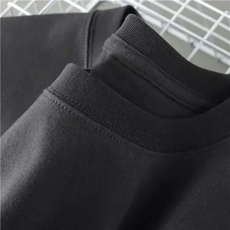 Men's and women's T-shirt plus size Harajuku unisex washed cotton T-shirt Hot Anime Solo Leveling Song Jinyu printed T-shirt