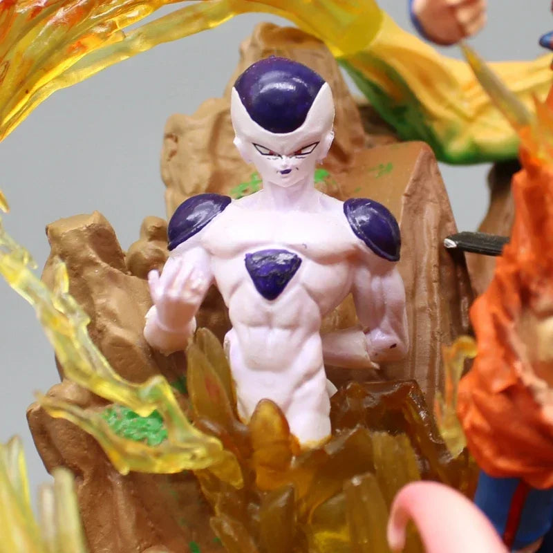 Dragon Ball Figure Son Goku Anime Figurine 23cm Super Saiyan Goku Statue Shenron Frieza Buu Cell Models Collectble Toys Gifts Gk
