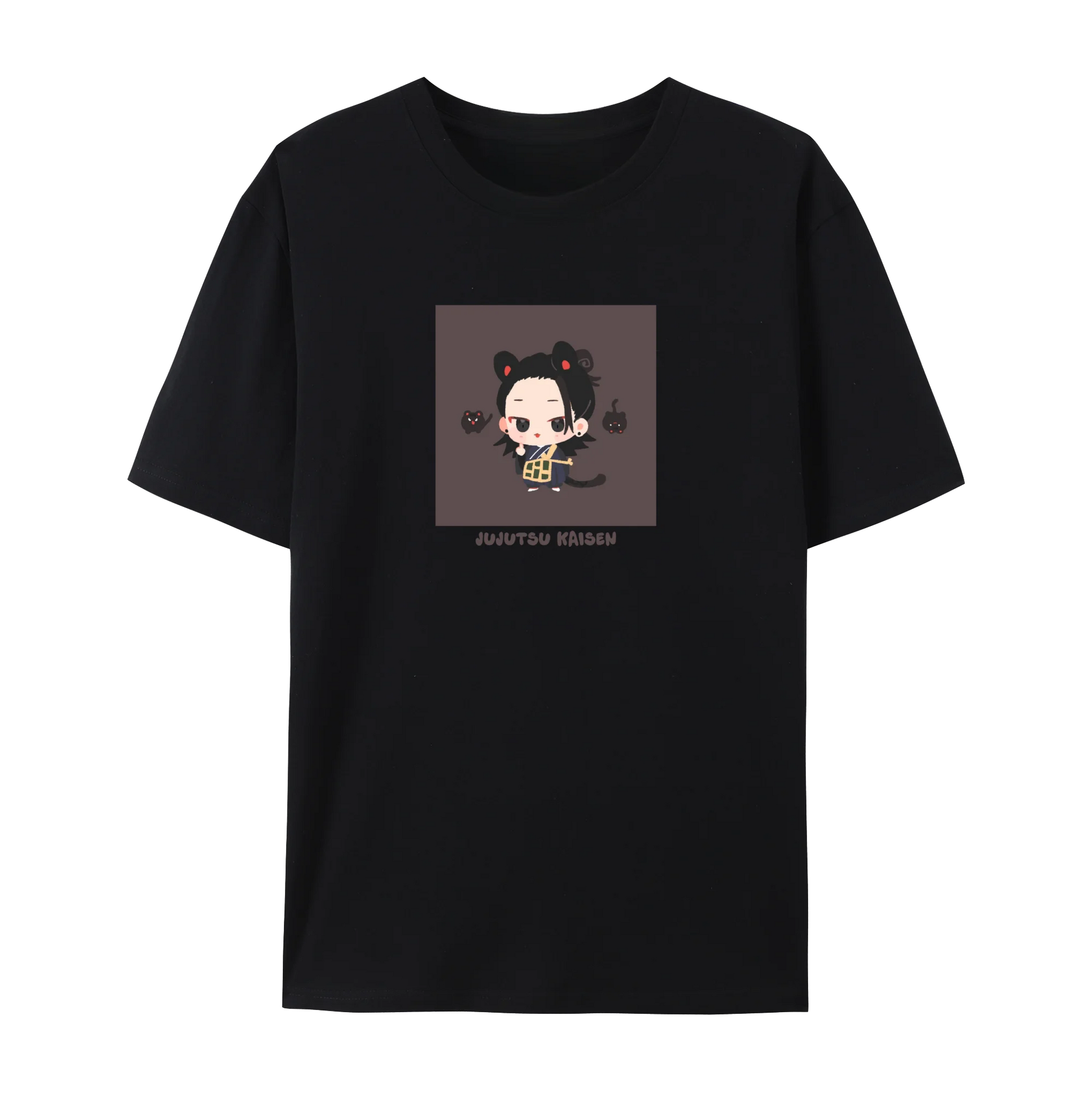 Jujutsu Anime Kaisen JJK's Characters Graphic Cotton T-Shirt,Japanese Anime Unisex Short Sleeve Crewneck Shirt