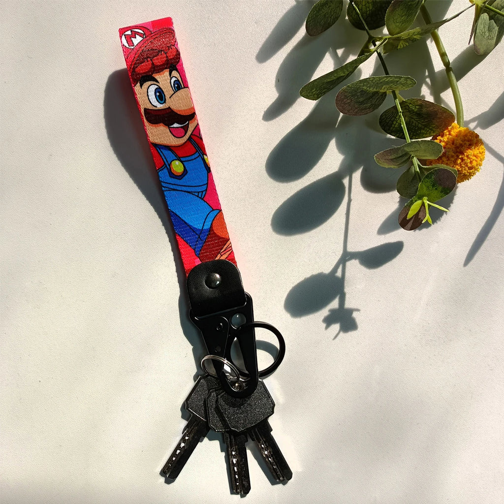 Anime Cool Figures Eagle Beak Keychain Short Lanyards Used in Phone Rope Badge Holder USB Pendant Portable Key Lanyard