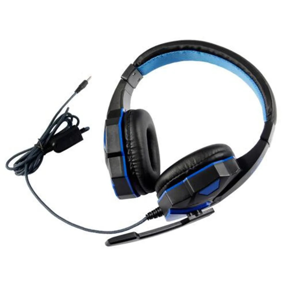 Gaming Headphones 3.5MM Wired PC Bass Stereo Gamer Headset Phone Laptop Earphone Helmet With Microphone For PS4 Xbox One Switch