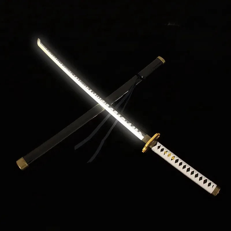 104cm Luminous Yamato Katana Sword Led Light Devil May Cry 5 Anime Cosplay Prop Vergil Real Japanese Katana Samurai Sabre Toy