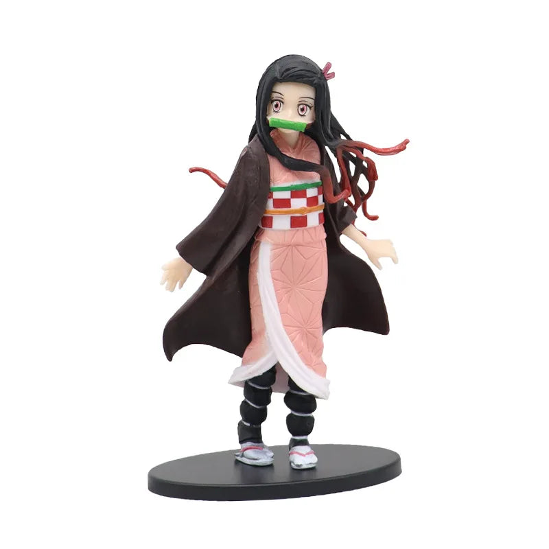 Demon Slayer doll Kamado Tanjirou Nezuko Action Figures Model Toys Zenitsu Figurine Inosuke Kimetsu No Yaiba Figura kids gift