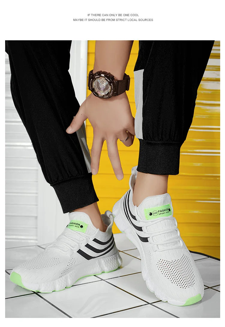 2024 Hot Sale Sport shoes Men Running shoes Outdoor Summer Sneakers Male Walking Shoes breathable men shoes plus large size