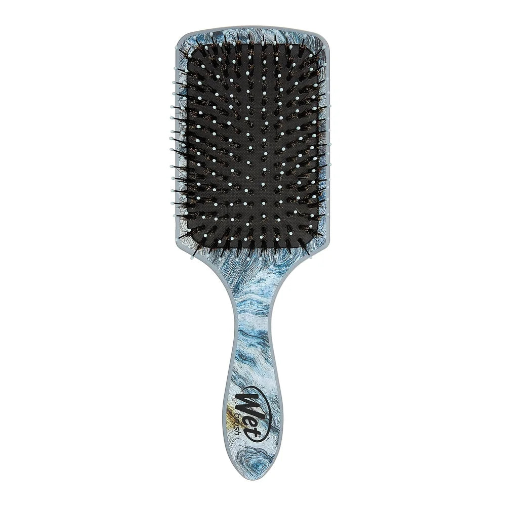 Paddle Hair Brush with IntelliFlex Bristles Argan Oil Infused Detangling Brush Healthy Hair All Types Frizz Control