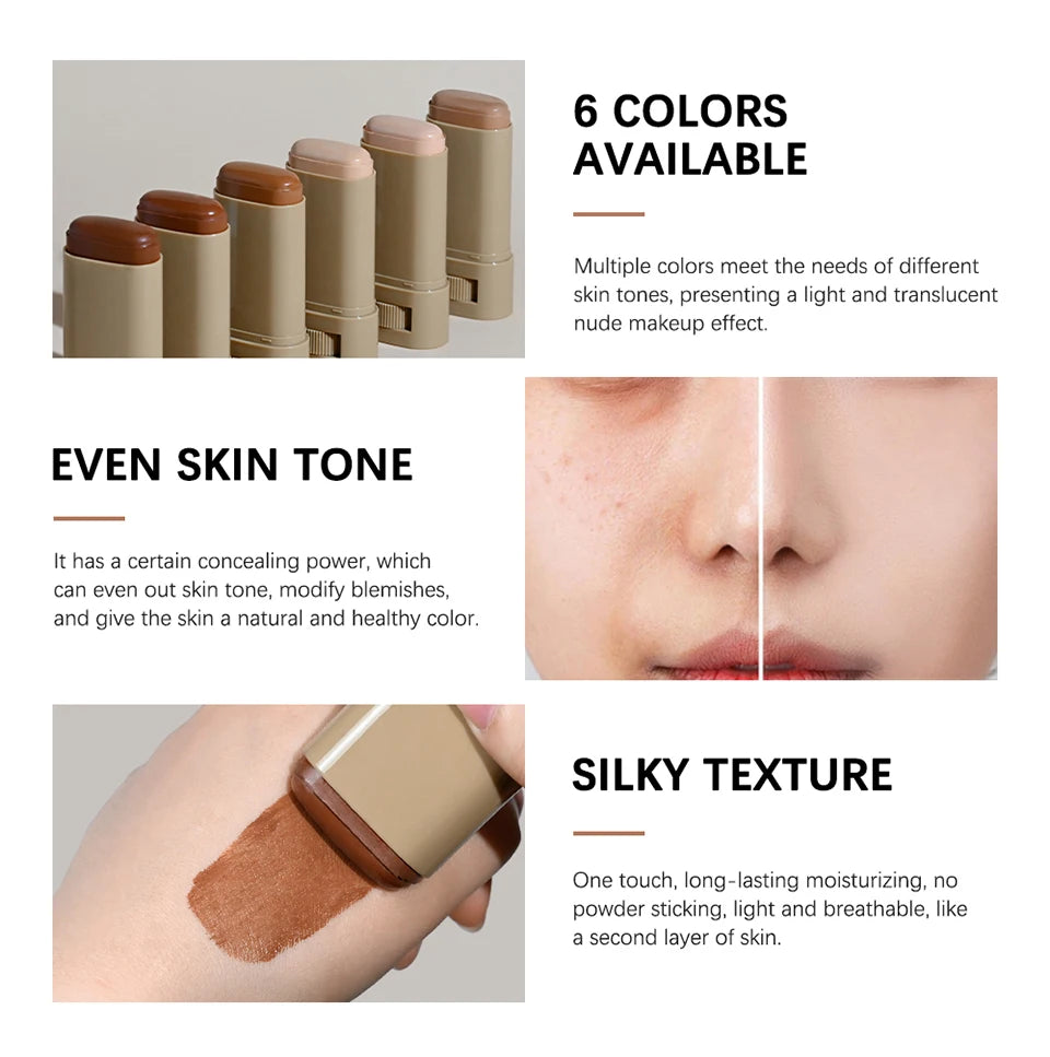 New Balm Serum Boosted Skin Tint Silky Texture Moisturizing Coverage Plumper Even Skin Tone Best Stick Foundation Travel Makeup