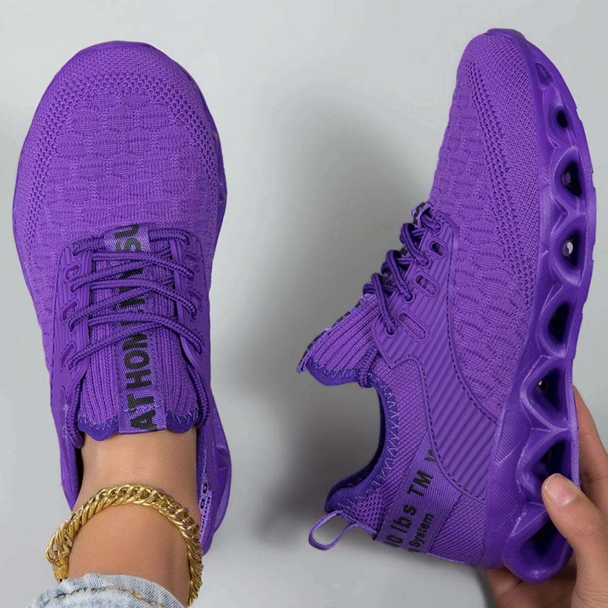 Bright pink orthopedic sneakers for women, featuring a lace-up closure and stylish design, perfect for comfort and style.