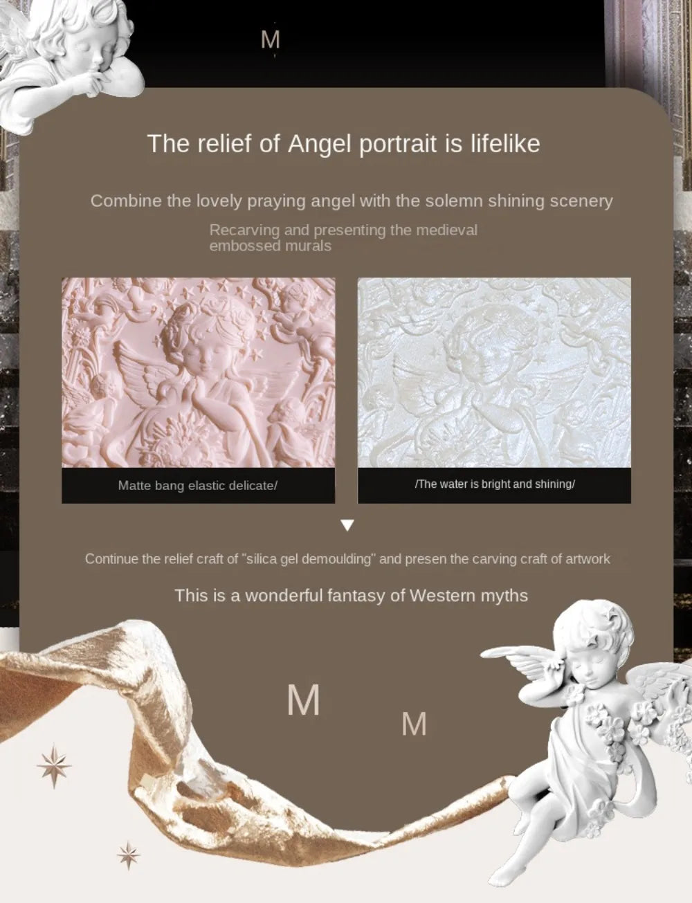 The Flower Knows Little Angel Collection Relief Highlight Face Powder iluminador Makeup Contour Highlighter Palette 8g/0.3Fl.oz