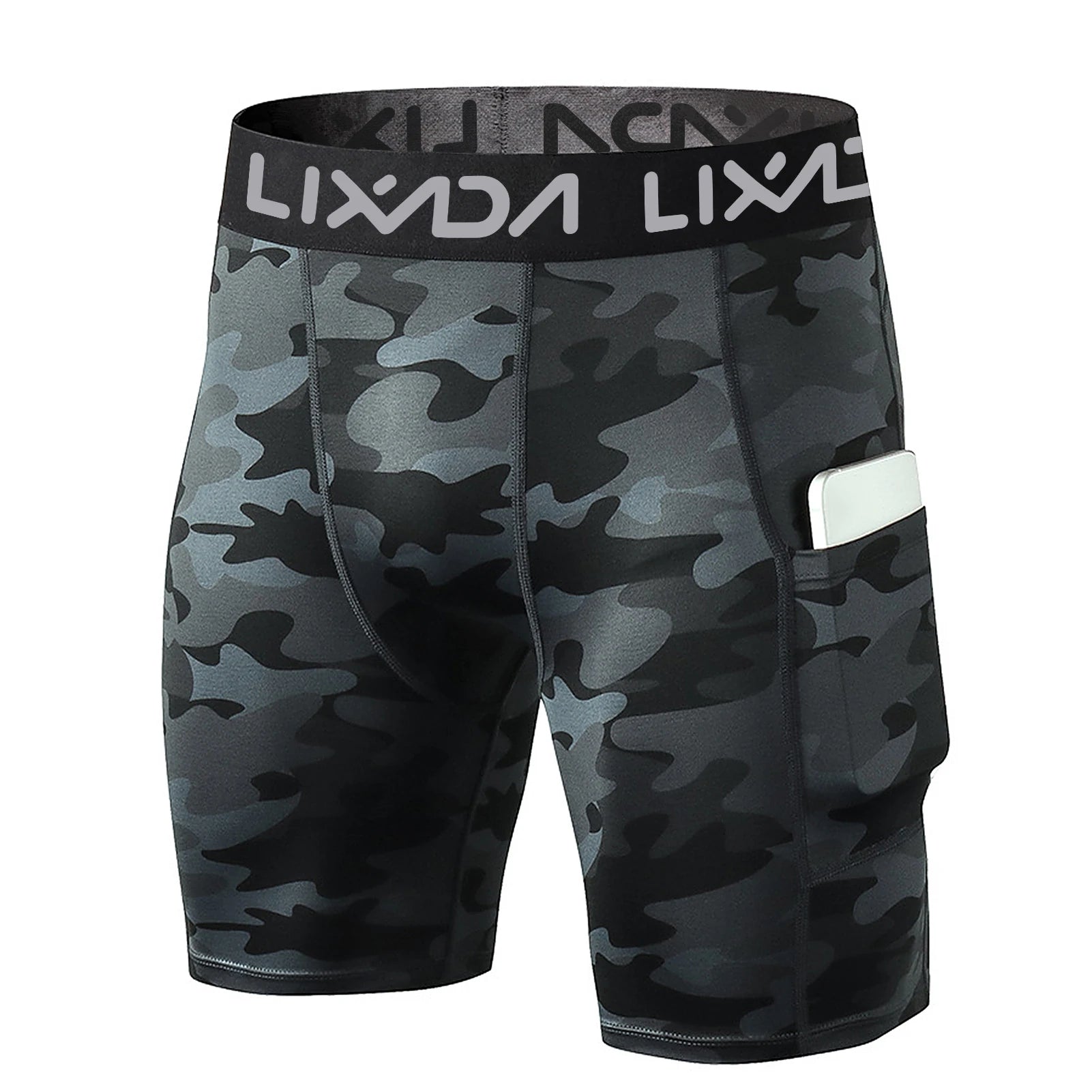 Lixada 3 Pack Men Sports Shorts Active Workout Underwear with Pocket