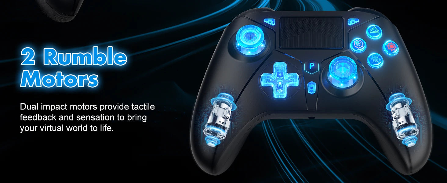 For PS5 Console Wireless Controller Supports BLACK MYTH WUKONG W/ Turbo Dual Vibration Gamepad For Steam/PC Game Remote Control