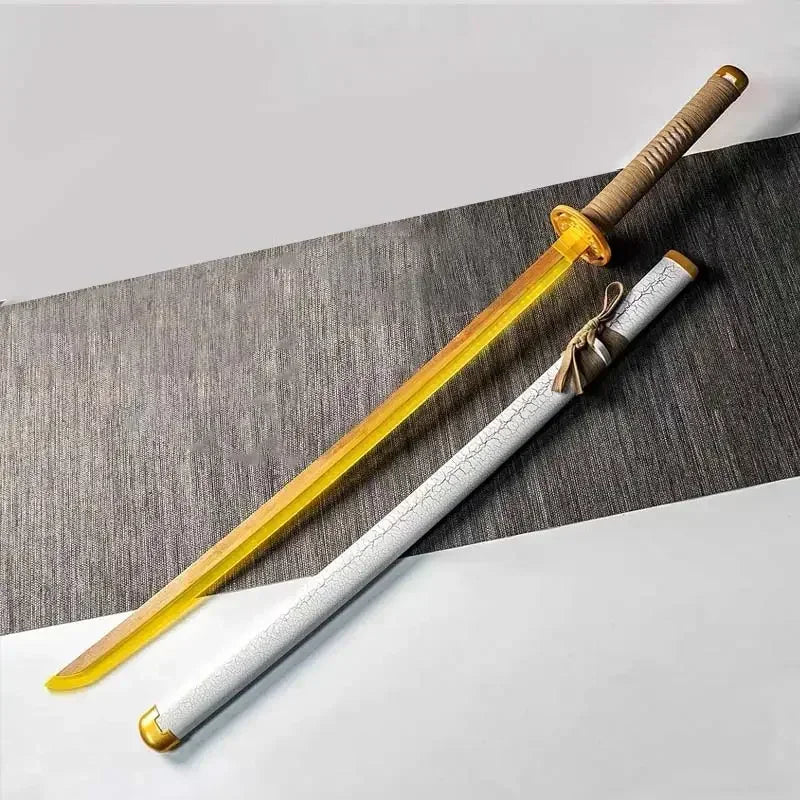 Demon Slayer 103cm/40.56in Light Sword Cosplay Anime Peripherals Katana Cosplay Luminous Toys Weapon Props Model Holiday Gift