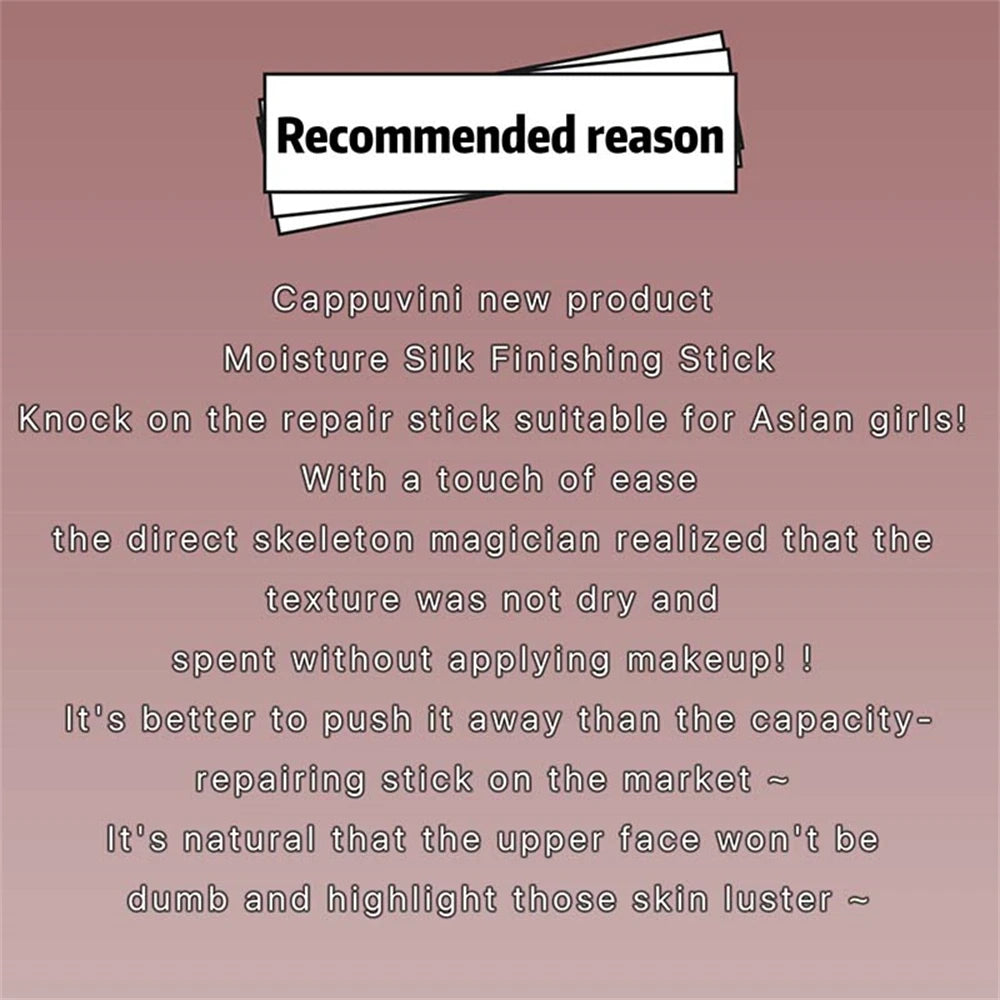 Moisturizing Matte Concealer Contour Stick Smooth Lasting 3D Nose Shadow Waterproof Face Highlight Brighten Contour Makeup