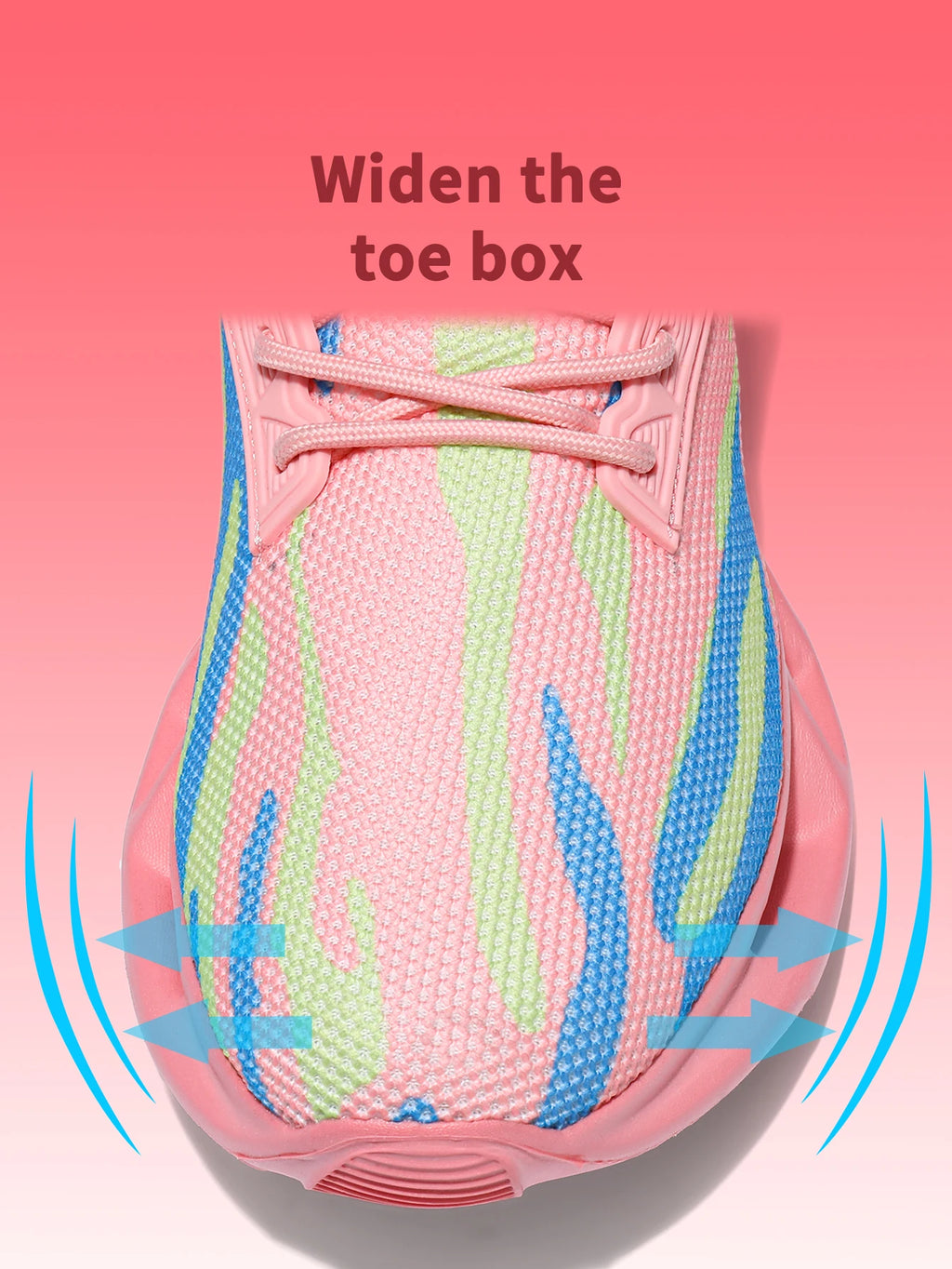 Blue anime-inspired running shoes for men and women with lace-up closure and stylish design.