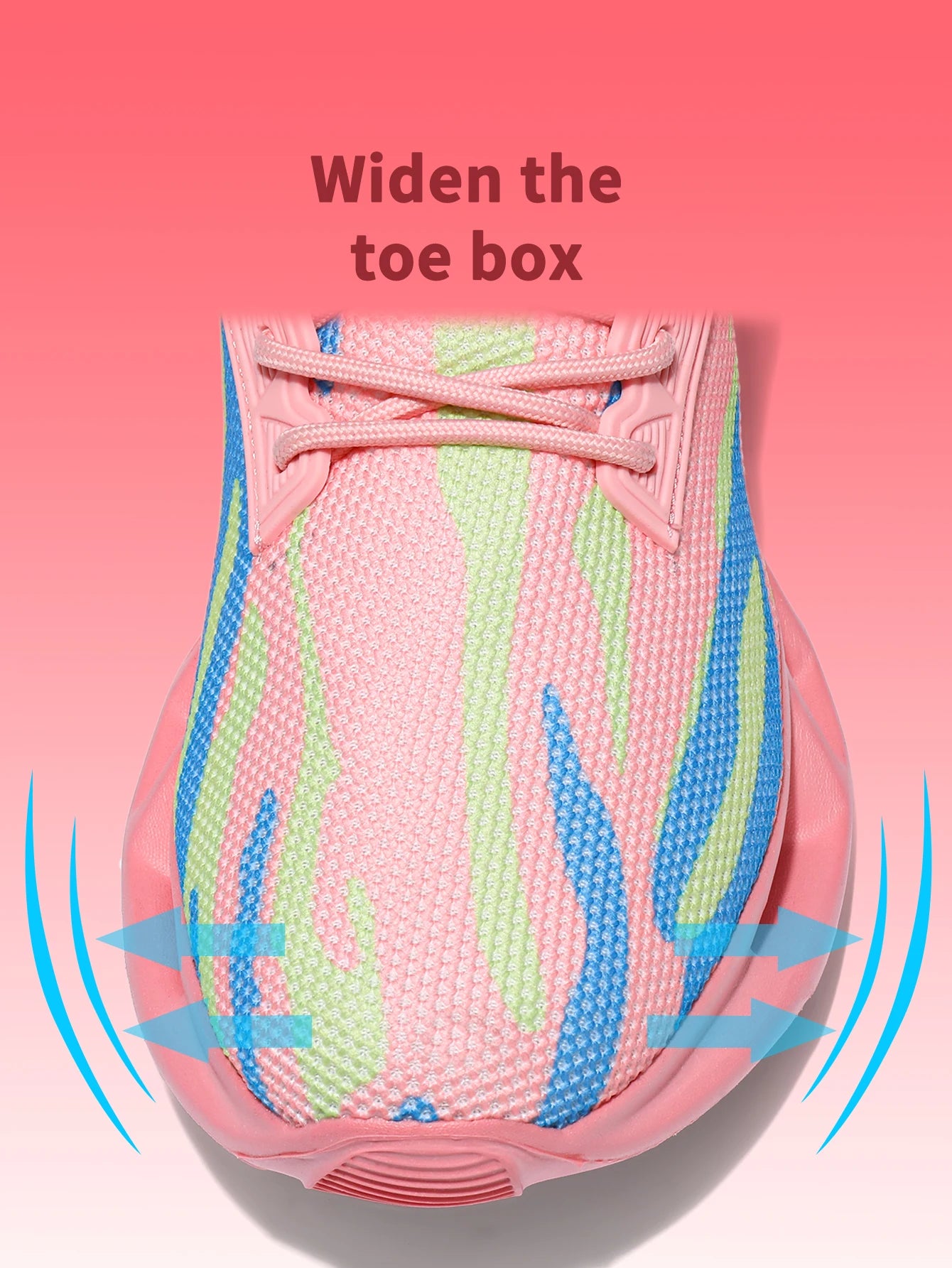 Blue anime-inspired running shoes for men and women with lace-up closure and stylish design.