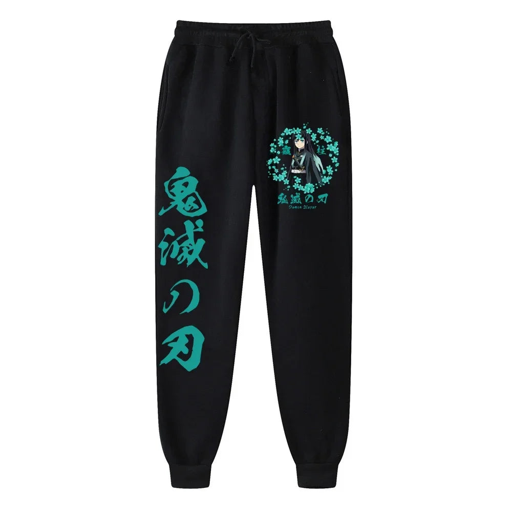 2025 Japanese Anime Demon Slayer Women Pants Running Pants Joggers for Men Sweatpant Sport Jogging Fitness Gym Fleece Trousers