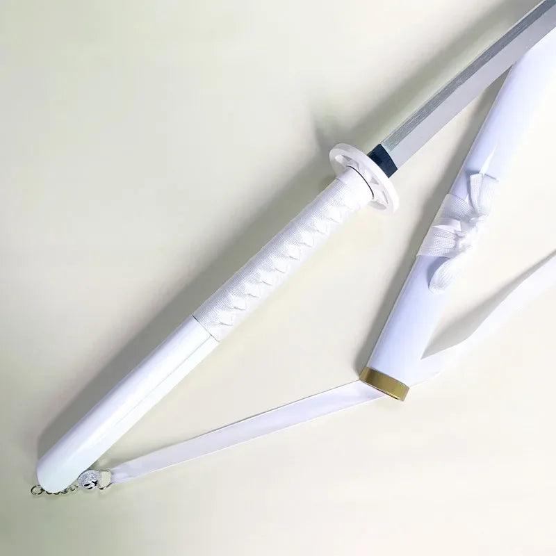 104cm Bleach Katana Sword Bamboo Blade Anime Bleach Byakuya Cosplay Prop Real Size Japanese Samurai Sword Ninja Katana Kid Toy