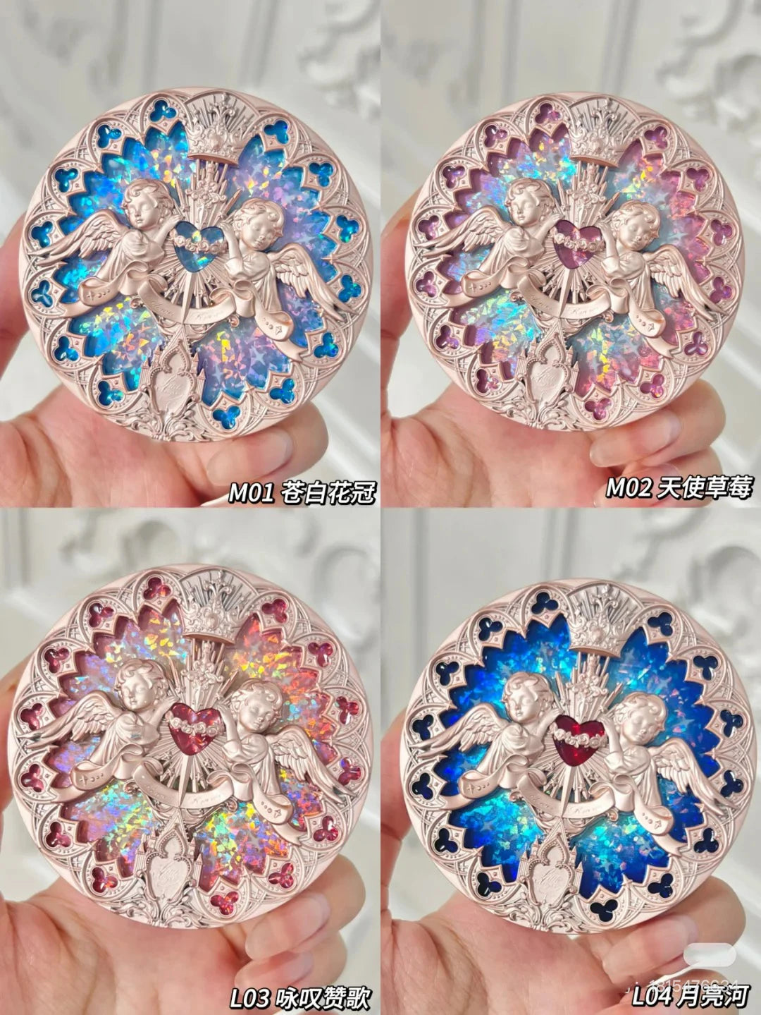 The Flower Knows Little Angel Collection Relief Highlight Face Powder iluminador Makeup Contour Highlighter Palette 8g/0.3Fl.oz