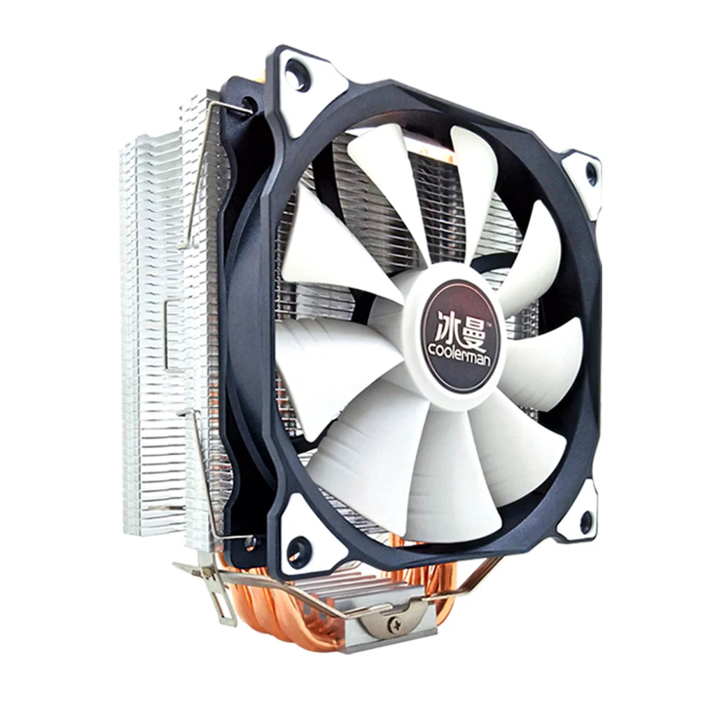 CPU Cooler 6 Heat Pipes 120mm 4 Pin PWM RGB  CPU Cooling Fan PC Quiet for Intel LGA 1200 1150 1151 1155 2011 AMD AM4 AM3